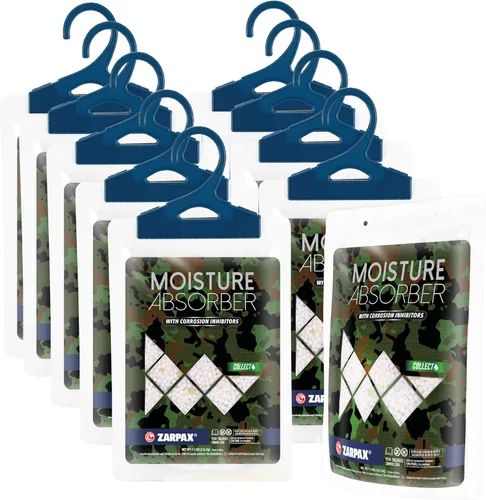 Miniatura 8 de Zarpax Absorbentes de humedad para pistola de 7.5 oz/212 g - Deshumidificador seguro para pistola evita la corrosión - Protege pistola