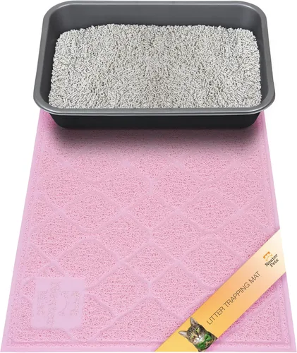Miniatura 15 de Neater Pets Neater Mat Tapete de arena para gatos, grueso y duradero para caja de arena, almohadilla de trampero atrapa el desorden para proteger