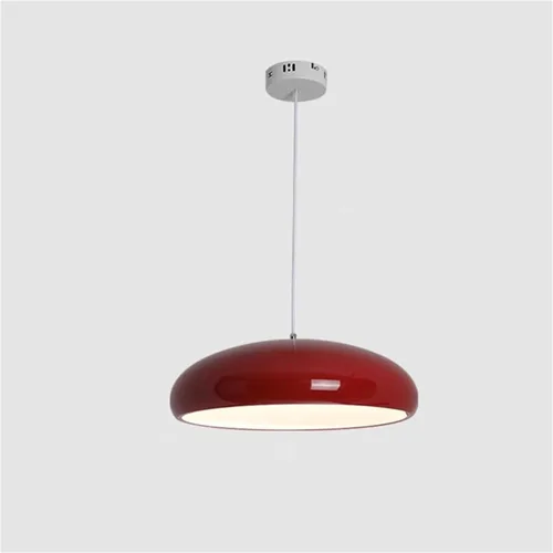 Miniatura 7 de ELEFOCUS Aluminum Pendant Light Fixtures, Acrylic Hanging Pendant Lamp, 59.1IN Height Adjustable and Dimmable LED Chandelier(Color:Arancione)
