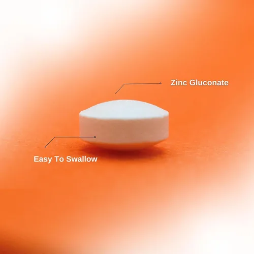 Miniatura 3 de Gluconato de zinc 25 mg de zinc elemental quelado, suplemento de apoyo inmunológico, antioxidante mineral para vegetarianos, acné, fácil de tragar