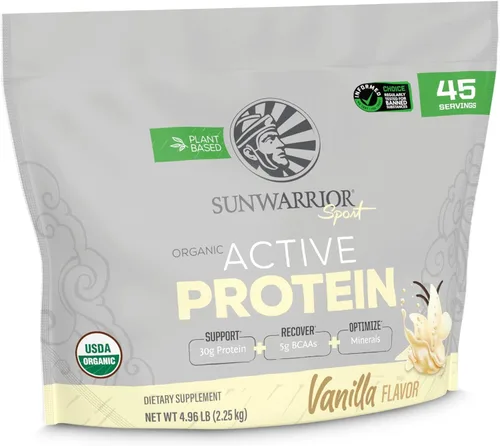 Miniatura 8 de Sunwarrior Proteína en Polvo a Base de Plantas Orgánica Proteína Vegana Orgánica con Aminoácidos BCAA Más Minerales de Recuperación y Botanicales