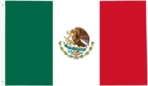 Miniatura 17 de Banderas de México 3x5 pies, bandera mexicana divertida para el hogar, patio, casa, jardín, banderas para fiestas navideñas, decoraciones interiores