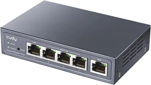 Miniatura 8 de Cudy Enrutador VPN Gigabit Multi-WAN, 4 puertos WAN, SMB, equilibrio de carga, WireGuard OpenVPN IPsec, PPTP L2TP, cortafuegos para pequeñas
