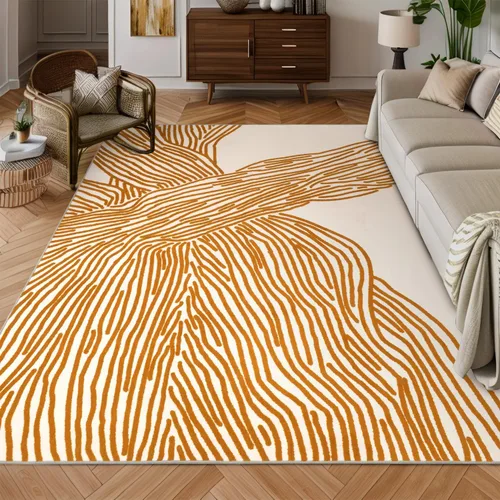 Miniatura 9 de YIHOUSE Alfombra de leopardo para sala de estar, bonita alfombra con estampado de guepardo blanco y negro, moderna, lavable, alfombras con estampado