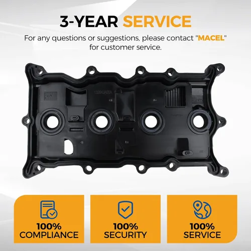 Miniatura 7 de PAROD Tapa de válvula de motor con junta L4 2.5L para Nissan Altima 2007-2013, Rogue 2008-2013, Rogue Select 2014-2015, Sentra 2007-2012, reemplazo