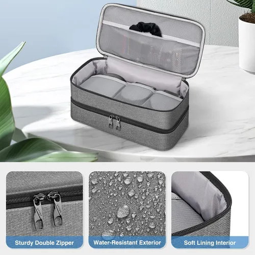 Miniatura 3 de SITHON Funda de viaje para Shark FlexStyle/SpeedStyle Styler/HyperAir Dryer, doble capa resistente al agua, portátil, bolsa organizadora