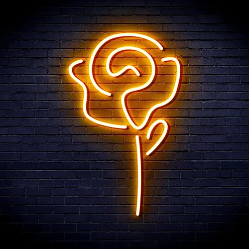 Miniatura 29 de ADVPRO Rose Flower Women Room Decor Flex Silicona LED Neon Sign Verde y Rosa st16s32-fnu0034-gk Verde & Rosa