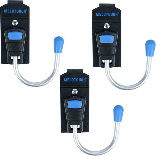 Miniatura 9 de MELOTOUGH Funda para herramientas con gancho para cinturón de herramientas con clip de metal para cinturón de trabajo (azul)