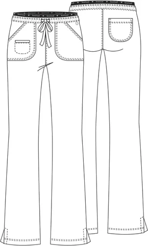 Miniatura 6 de HeartSoul Break on Through - Conjunto de ropa quirúrgica con cuello en V 20710 y pantalón con cordón 20110