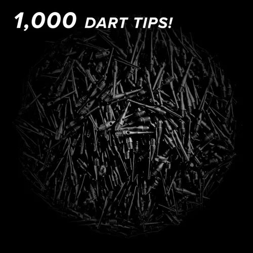 Miniatura 3 de Viper Dart accesorio suave para punta de dardos Tufflex III 2BA, en paquete de 100 y 1000 unidades Negro