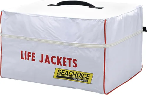 Miniatura 4 de Seachoice Chaleco salvavidas resistente de 6 capacidades, bolsa de almacenamiento de nailon con asa de transporte
