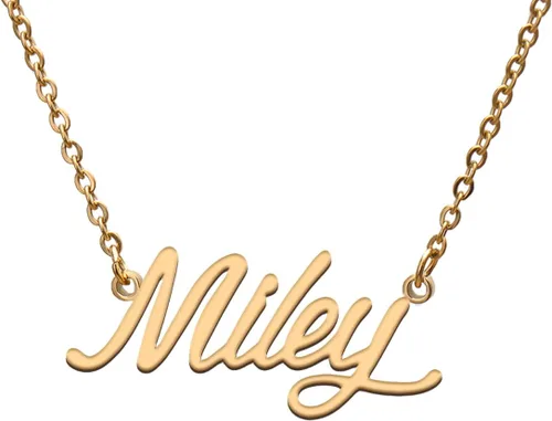 Collares con etiquetas de nombres para ella, él, amigos y familiares, joyería de recuerdo para relaciones, regalo sentimental