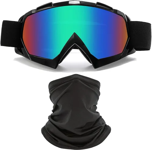 Gafas de motocicleta, gafas para bicicleta de tierra, ATV, todoterreno, gafas de motocross con cubrecara para mujeres y niñas