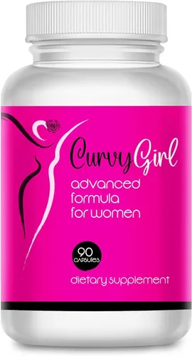 Curvy Girl- Pastillas para ganar peso femenino, mejora superior e inferior para mujeres, obtén tus curvas rápido- Completa tus jeans y trajes de