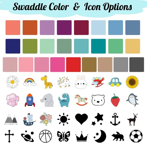 Miniatura 2 de Manta de envolver personalizada para niña y niño, juego de manta y gorro con diadema de lazo con nombre, artículos personalizados para bebés, regalos
