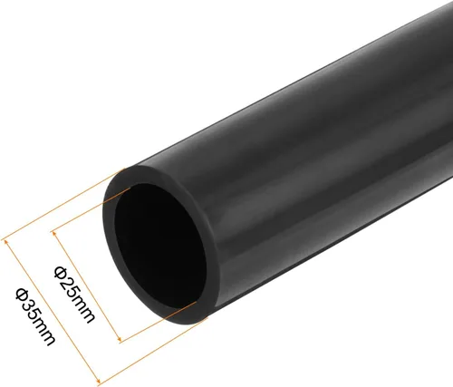 Miniatura 2 de uxcell Tubo de silicona, 1 pulgada de diámetro interior x 1-1/4 pulgadas de diámetro exterior de 3.3 pies, tubo de goma de silicona, manguera