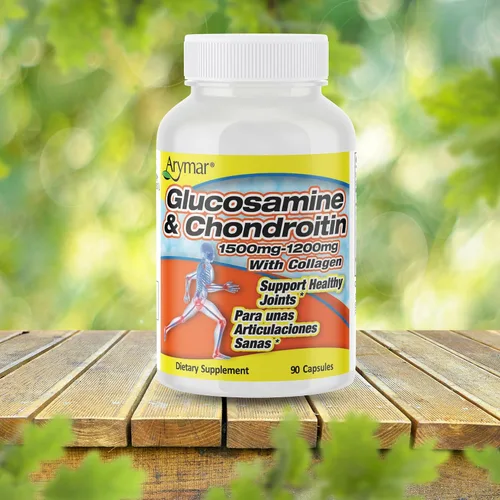 Miniatura 5 de Arymar Suplemento de glucosamina condroitina y colágeno Fórmula de apoyo articular paquete de dos