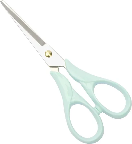 Miniatura 12 de NatSumeBasics Tijeras de oficina transparentes de oro rosa, tijeras multiusos, tijeras profesionales de tela para cortar papel, tela, lona de cuero