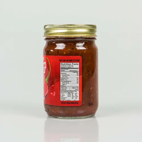 Miniatura 2 de Pepper Joe's Carolina Reaper Salsa - Salsa supercaliente peligrosamente deliciosa con pimienta más picante del mundo - Tarro de 12 onzas de salsa