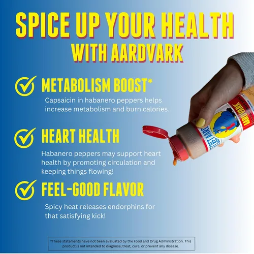 Miniatura 4 de Secret Aardvark Salsa picante Habanero – Pimientos habaneros y tomates asados, salsa picante medianamente especiada, salsa barbacoa, sin OGM, baja