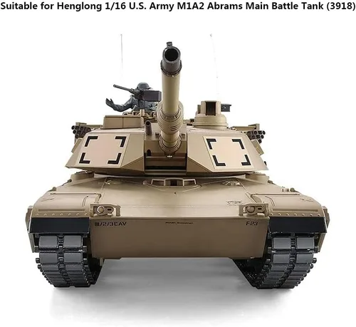 Miniatura 3 de Accesorios de actualización del tanque de control remoto RC adecuados para Henglong 1/16 US Army M1A2 Abrams tanque de batalla principal incluyendo