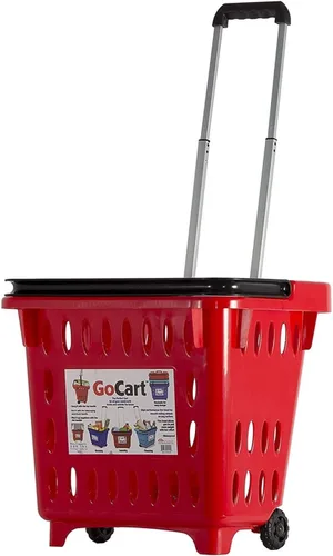 Miniatura 16 de DBEST PRODUCTS - Carrito para compras/ropa sucia Rojo