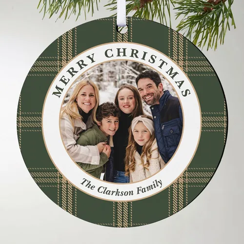 Miniatura 13 de Adorno de Navidad personalizado de Let's Make Memories - Sube tu foto - Adorno navideño conmemorativo 2025 para familia, pareja, amigo - Foto