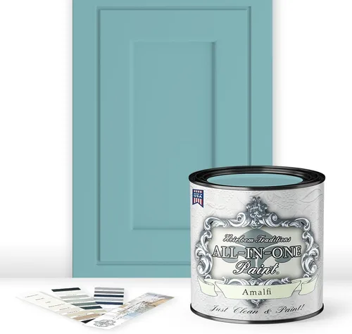 Miniatura 98 de Pintura TODO EN UNO, Abbey (gris cálido), Muestra de 8oz - Pintura duradera para gabinetes y muebles. Imprimación y capa superior incorporadas,