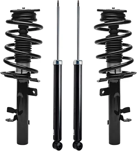 Miniatura 82 de Detroit Axle - Amortiguadores de puntales para Nissan Sentra 2007-2012 [Base S SL SR] Puntales delanteros completos con amortiguadores traseros