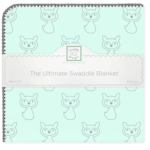 Miniatura 8 de SwaddleDesigns Ultimate Winter Swaddle, manta de recepción XL, hecha en Estados Unidos, franela de algodón premium, elefante y pollitos amarillos
