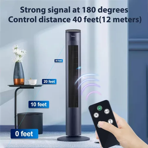 Miniatura 4 de Nuevo reemplazo de control remoto para ventilador de torre Black+Decker eléctrico – Ventilador de enfriamiento oscilante silencioso de 46 pulgadas