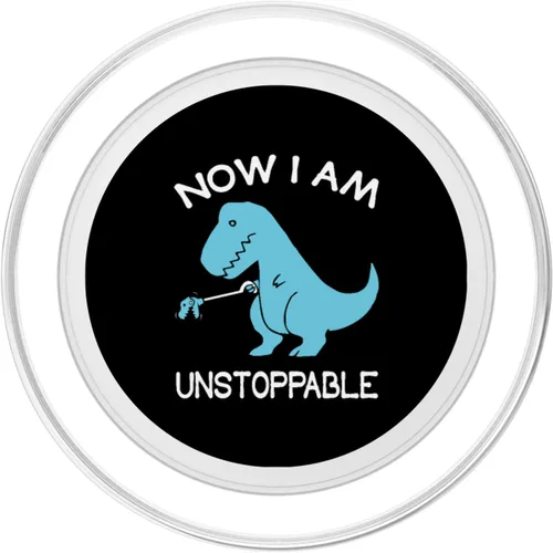 Miniatura 2 de Now I'm Unstoppable - Divertidos PopSockets de dinosaurio T-Rex MagSafe PopGrip para iPhone