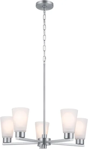 Miniatura 16 de Kichler Stamos - Candelabro de 3 luces, lámpara de techo moderna para sala de estar, comedor, dormitorio o vestíbulo, en bronce envejecido®