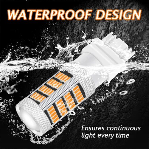 Miniatura 5 de Recién actualizado T25 cuña 3156 3157 focos LED, luces de señal de giro amarilla ámbar, 3157A 3457NA 4157NAK 5702AK 360° súper brillante 3156A 3056