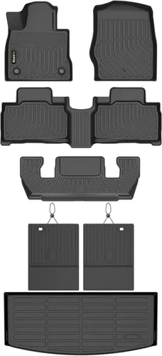 Miniatura 27 de Alfombrillas y forro de carga personalizados para Chevy Suburban/GMC Yukon XL 2015-2020 (con asiento de banco de 2da fila), protección para todo