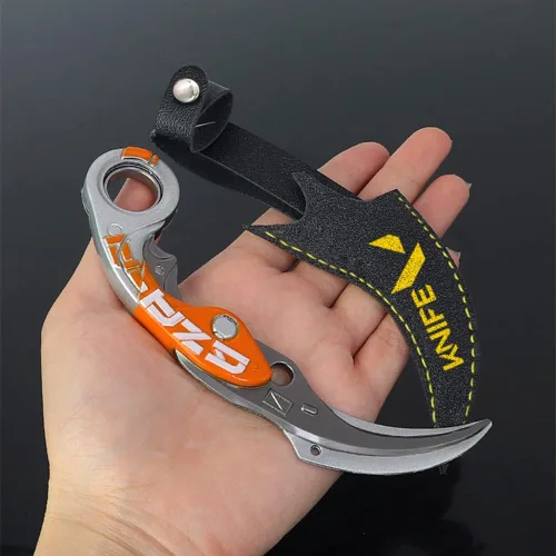 Miniatura 4 de Chewmeter Juego Valorant Velocity Karambit Cuchillo Figuras de Acción Juego Juguetes Colección Llavero Regalo Escritorio Decoración Mochila Colgante