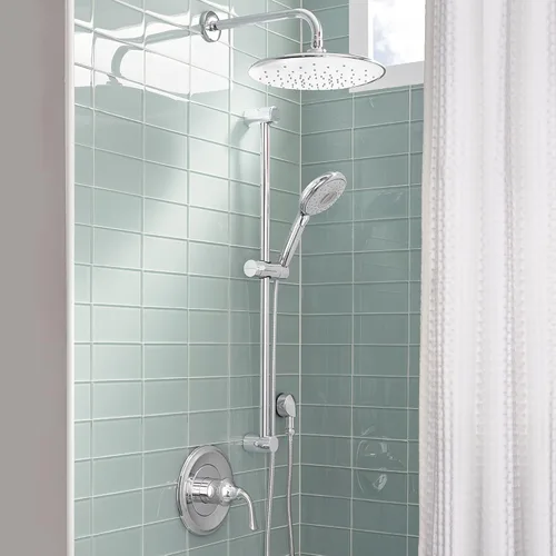 Miniatura 5 de American Standard 9038001.002 Spectra - Cabezal de ducha de lluvia con ahorro de agua, 11 pulgadas, 1,8 GPM, cromo pulido