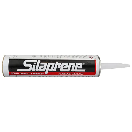Adhesivo y sellador sin silicona Premiere de Norteamérica - Sellador industrial impermeable de una parte y de secado rápido para montaje y Gris