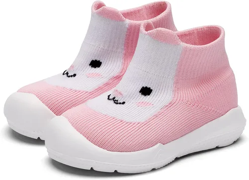 Engtoy Baby Sock Shoes Baby Walking Shoes Infant Non-Slip Breathable Slippers with Soft Rubber Sole Baby Boys Girls Slip On Sneakers