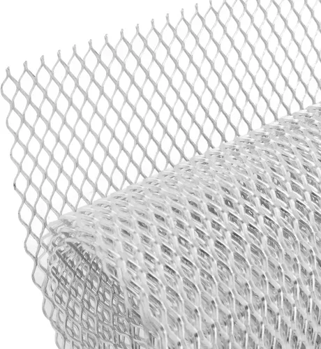 AggAuto - Malla universal de 40 x 13 pulgadas para parachoques de auto, para parrilla de auto, de aleación de aluminio, con agujeros hexagonales de
