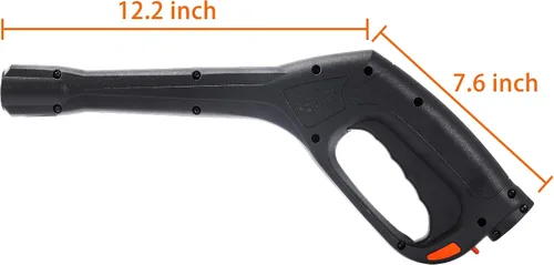 Miniatura 4 de FIXFANS Pistola de lavado a presión, compatible con algunas hidrolimpiadoras eléctricas Portland Husky Black Decker, Ford Pulsar Shopforce Taskforce