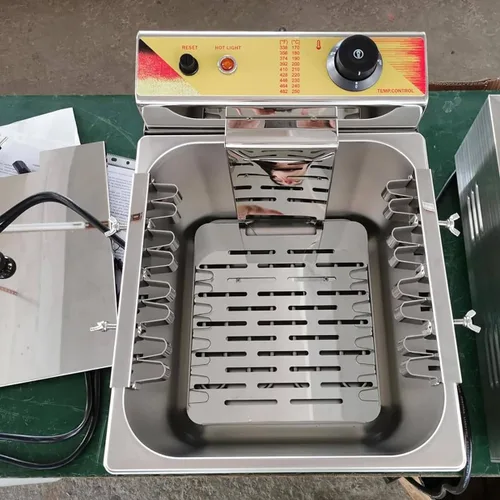 Miniatura 4 de Freidora comercial, 12L Queso automático Perro caliente Salchicha Parrilla Estufa Freidora, Freidora eléctrica de gran capacidad de 12L