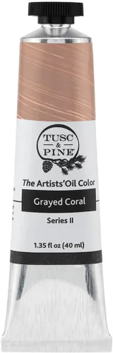 Miniatura 63 de Tusc & Pine Pintura al óleo Artist – Alizarin Crimson, 1.4 fl oz, sin amarilleo, consistencia rica y cremosa, carga máxima de pigmento, pinturas al