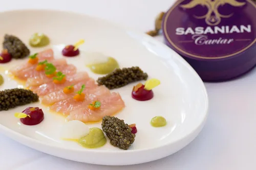Miniatura 2 de ¡GARANTIZADO POR LA NOCHE! Caviar de esturión de cultivo de Osetra ruso fresco - 1 oz