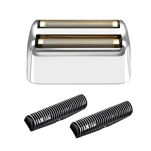 Lámina de repuesto y cortadoras para afeitadora compatible con BaBylissPRO Barberology Double FXFS2 (Plata)