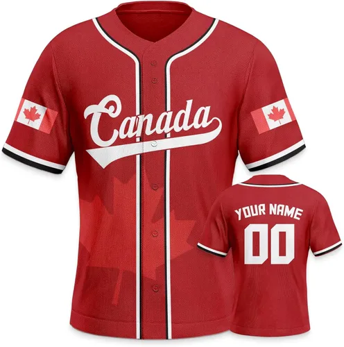 Miniatura 33 de Custom 2026 World Baseball Jersey Sports Shirt for Fans Men Youth Women Gifts Personalize Your Name Number S-6XL España