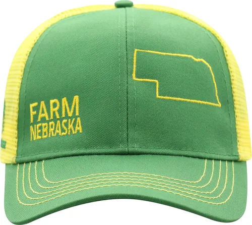 Miniatura 113 de John Deere Gorra de béisbol con logotipo y malla trasera con contraste, para hombre