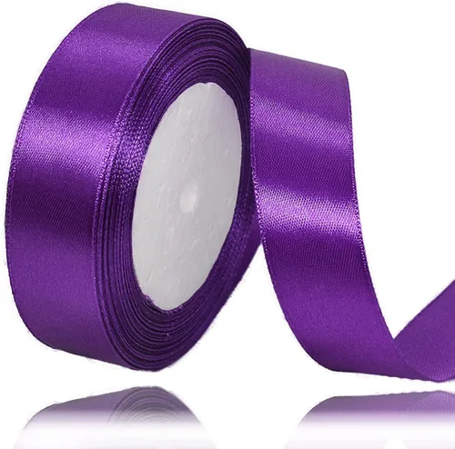 Miniatura 143 de Cinta azul de 1-1/2 pulgadas x 25 yardas, cinta de seda de satén azul real para envolver regalos, fabricación de lazos para el cabello, ramos