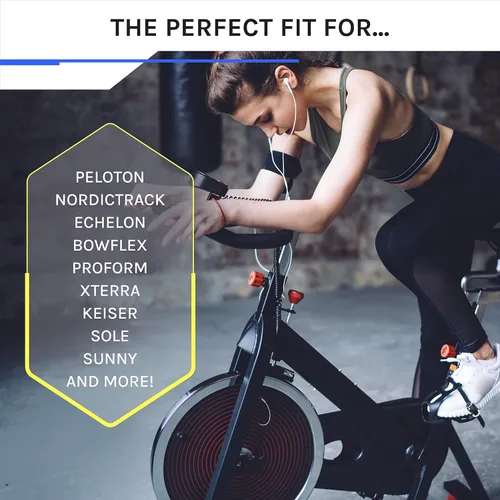 Miniatura 3 de Domain Ciclismo Premium Bike Gel asiento funda de cojín 10.5 x 7 pulgadas, la más cómoda silla de montar para bicicleta con cojín para Clase