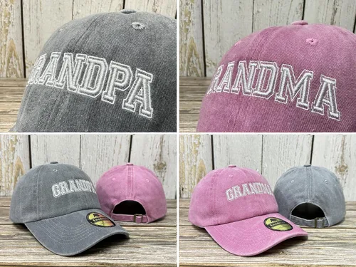 Miniatura 38 de Sombreros bordados para tío tía, abuelo, abuela, mamá, mini
